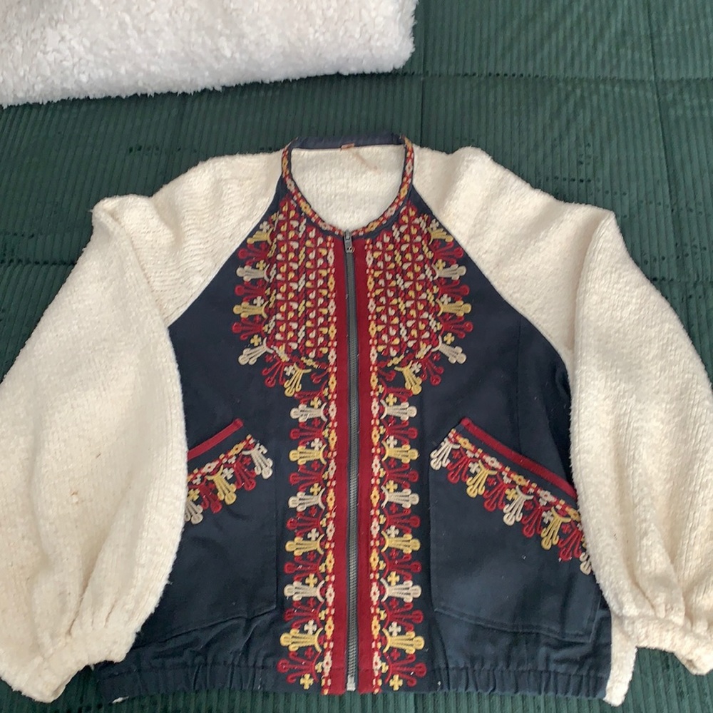 Free people sweater jacket